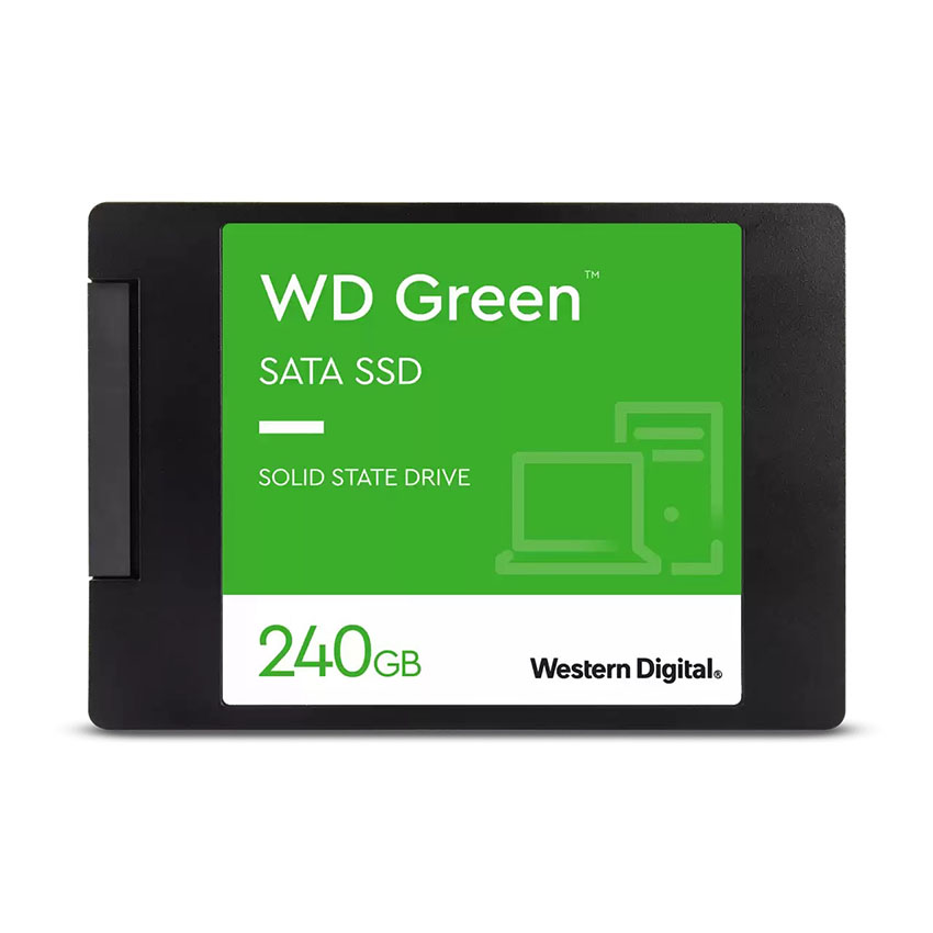 Ổ cứng SSD WD Green 240GB SATA 2.5 inch (Đọc 545MB/s - Ghi 465MB/s) - (WDS240G3G0A) | Máy tính Gia Huy | Siêu thị máy tính, Laptop, linh phụ kiện máy tính, PC Gaming, Gaming Gear, Workstations, Console, Thiết bị Siêu Thị, Văn Phòng, Thiết bị An Ninh