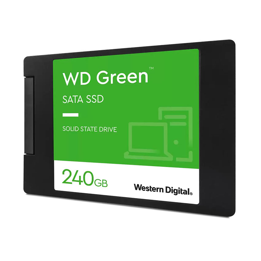 Ổ cứng SSD WD Green 240GB SATA 2.5 inch (Đọc 545MB/s - Ghi 465MB/s) - (WDS240G3G0A)